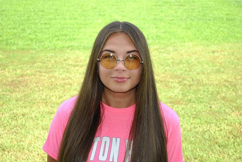 OWL Round Sunglasses Metal Frame Hippie Sunglasses UV400 Polycarbonate Circle Lens John Lennon Sunglasses for Men Women - Image 4